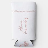 Vino Before Vows Bachelorette / Bruidsmeisjes Seltzer Blikjeskoeler (Voorkant)