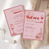 Vino Before Vows Bachelorette-weekendprogramma Kaart