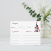 Vino before vows Bridal shower - recipe (Staand voorkant)