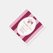 Vino Before Vows Bridal Shower Servet (Hoek)