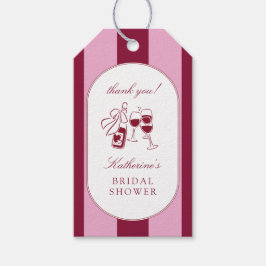 Vino Before Vows Bruidsfeest Cadeaulabel