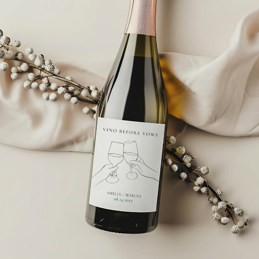 Vino Before Vows Chic Wijn Bruidsfeest Etiket