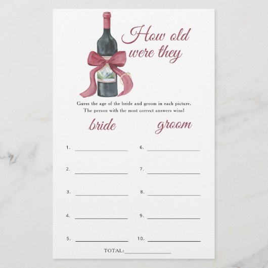 Vino before Vows How old were they bridal (Voorkant)