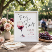 Vino Before Vows Kaarten Cadeaus Bruidsfeest Bord Poster