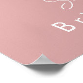 Vino Before Vows Roze Vrijgezellenfeest Welkom Poster (Hoek)