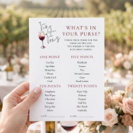 Vino Before Vows Tasspel Bruiloft card Kaart