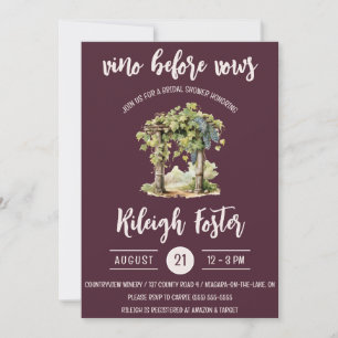 Vino Before Vows, Trellis, Bruidsmeisjesshower met Kaart