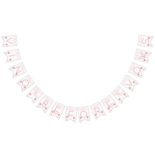 Vino Before Vows vrijgezellenfeest / bruidsmeisjes Vlaggetjes (Alle)