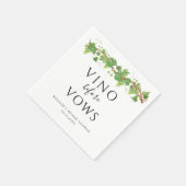 Vino Before Vows Vrijgezellenfeest Servet (Hoek)