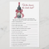 Vino before Vows Who knows the bride best (Voorkant)