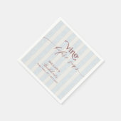 Vino before Vows Wine Country Bachelorette Party Servet (Hoek)