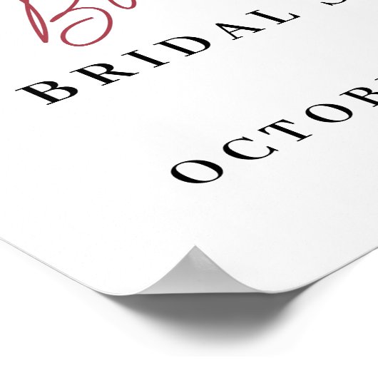 Vino Before Vows Wine Vrijgezellenfeest Welkom Poster (Hoek)