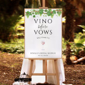 Vino Before Vows Winery Vrijgezellenfeest Welkomst Poster