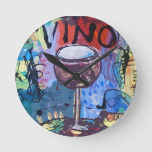 Vino Blues Ronde Klok