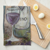 Vino II keukenhanddoeken (Quarter Fold)