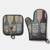 Vino II Ovenwant & Pannenlap Set (Voorkant)