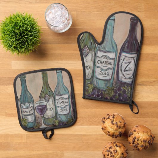 Vino II Ovenwant & Pannenlap Set (Top down)