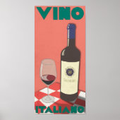 Vino Italiano Poster (Voorkant)