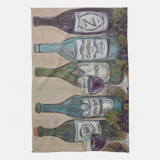 Vino Keuken Handdoeken (Verticaal)