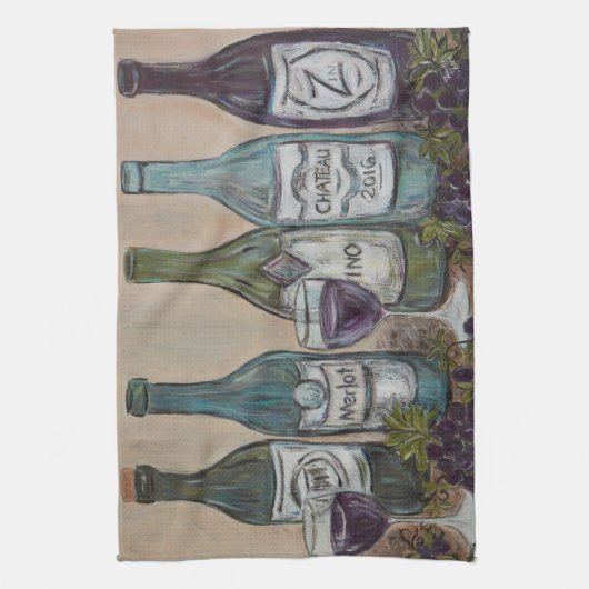 Vino Keuken Handdoeken (Verticaal)