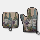 Vino Ovenwant & Pannenlap Set (Voorkant)
