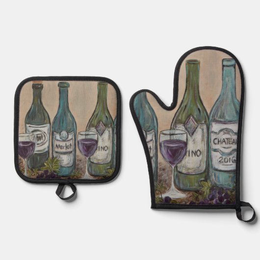 Vino Ovenwant & Pannenlap Set (Voorkant)