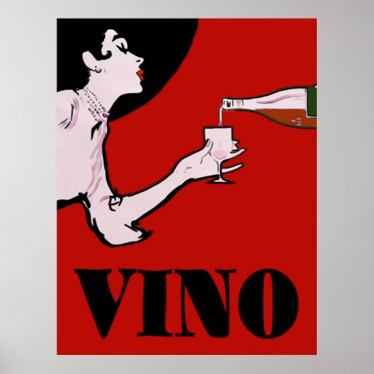 Vino-  Posters met wijn (Voorkant)