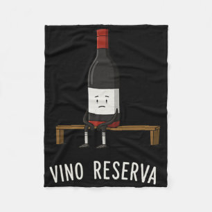 Vino Reserva Grappige Voetbal Bankzitter Reserve W Fleece Deken