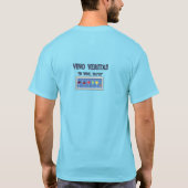 VINO VERITAS MANNEN T-SHIRT (Achterkant)