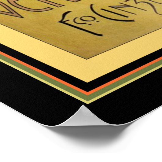 "Vino Vermouth" Art Nouveau Poster ca. 1901 (Hoek)