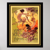 "Vino Vermouth" Art Nouveau Poster ca. 1901 (Voorkant)