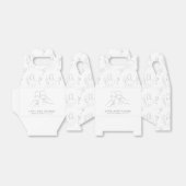 Vino voor bruiloft Chic wijn bruidsfeest Bedankdoosjes (Uitgevouwen)