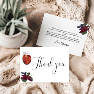 Vino voor de geloften Vrijgezellenfeest Dank u kaa Aankondiging