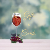 Vino Voor de geloften Vrijgezellenfeest Geschenken Acryl Bord (Neutraal)