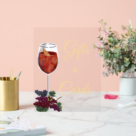 Vino Voor de geloften Vrijgezellenfeest Geschenken Acryl Bord (Huwelijk)