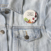 Vino voor de Huwelijksgeloften Charcuterie Bord Br Ronde Button 5,7 Cm (In situ)