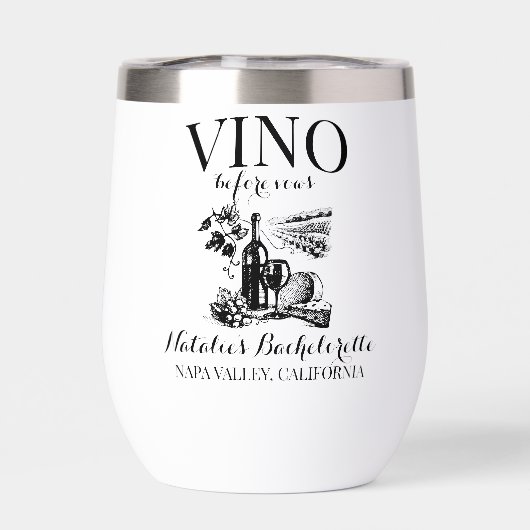Vino voor geloften Bach aangepaste wijnmakerij Bac (Achterkant)