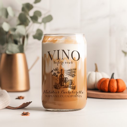 Vino voor geloften Bach aangepaste wijnmakerij Bac Blikvorm Glas