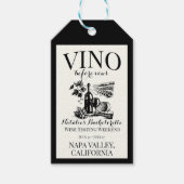 Vino voor geloften Bach aangepaste wijnmakerij Bac Cadeaulabel (Voorkant)