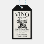 Vino voor geloften Bach aangepaste wijnmakerij Bac Cadeaulabel (Achterkant)