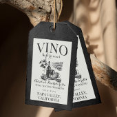 Vino voor geloften Bach aangepaste wijnmakerij Bac Cadeaulabel