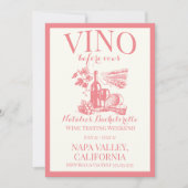 Vino voor geloften Bach aangepaste wijnmakerij Bac Kaart (Voorkant)