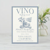 Vino voor geloften Bach aangepaste wijnmakerij Bac Kaart (Staand voorkant)