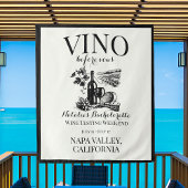 Vino voor geloften Bach aangepaste wijnmakerij Bac Wandkleed