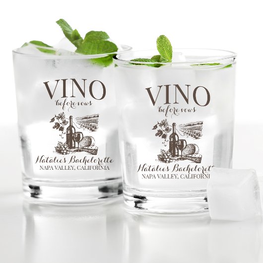 Vino voor geloften Bach aangepaste wijnmakerij Bac Whisky Glas