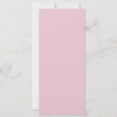 Vino voor geloften Elegant Blush Roze Vrijgezellen Kaart (Achterkant)