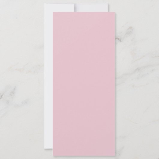 Vino voor geloften Elegant Blush Roze Vrijgezellen Kaart (Achterkant)