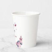 Vino voor geloften Floral Winery Vrijgezellenfeest Papieren Bekers (Links)