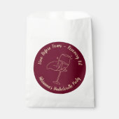 Vino voor geloften herstel kit bachelorette bedankzakje (Voorkant)