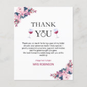 Vino voor geloften wijn Vrijgezellenfeest dank u k (Voorkant)